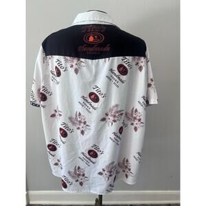 Tito’s homemade Vodka Austin TX Hawaiian Shirt Men’s XL Button Up Vacation Party